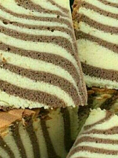 عکسی از دستور کیک زبرا بدون فر