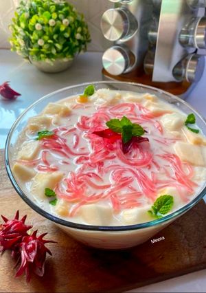 Foto resep Rosella Jelly Dessert