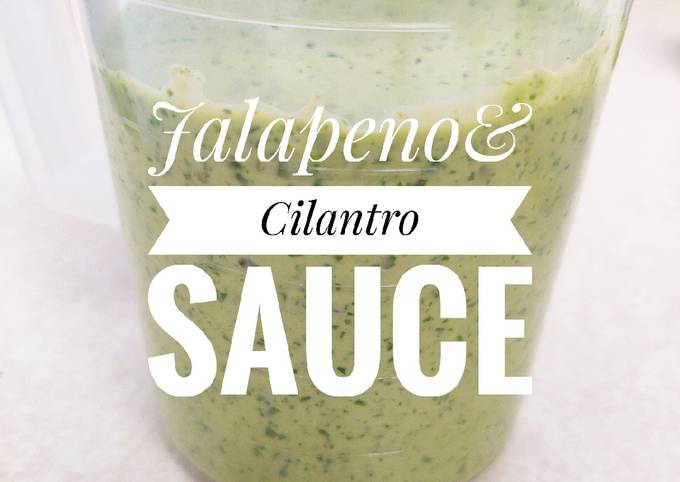 Steps to Make Perfect Jalapeno &amp; Cilantro Sauce