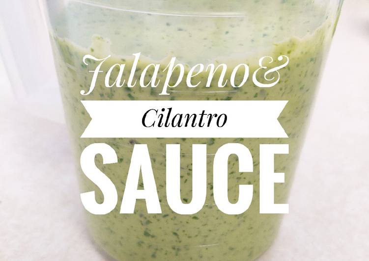 Recipe of Perfect Jalapeno & Cilantro Sauce
