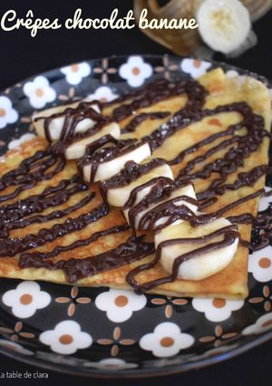 Une photo de Crêpes chocolat banane de Pierre Hermé #janvier