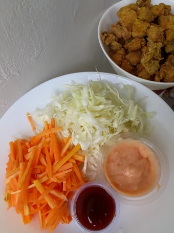 Langkah Gampang Membikin Resep  Simple Salad ala Hokben yang Lezat Sekali, Lezat