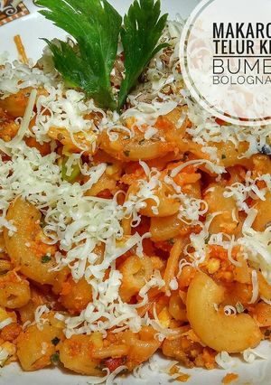 Foto resep Makaroni Telur Keju Bumbu Bolognaise