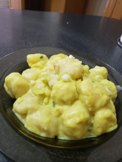 Una foto de Ñoquis de papa rellenos