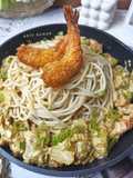 Ebi Furai Curry Creamy Pasta