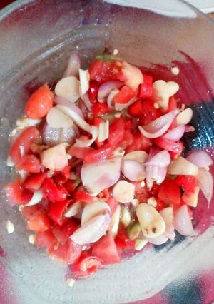 Foto resep Sambel matah khas bali