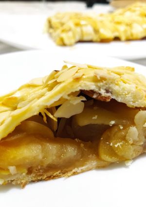 Foto de Strudel Fit De Maçã e Amêndoa