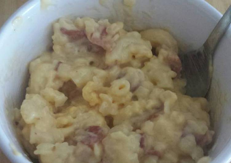Steps to Prepare Super Quick Homemade Bacon Mac &amp; Cheese