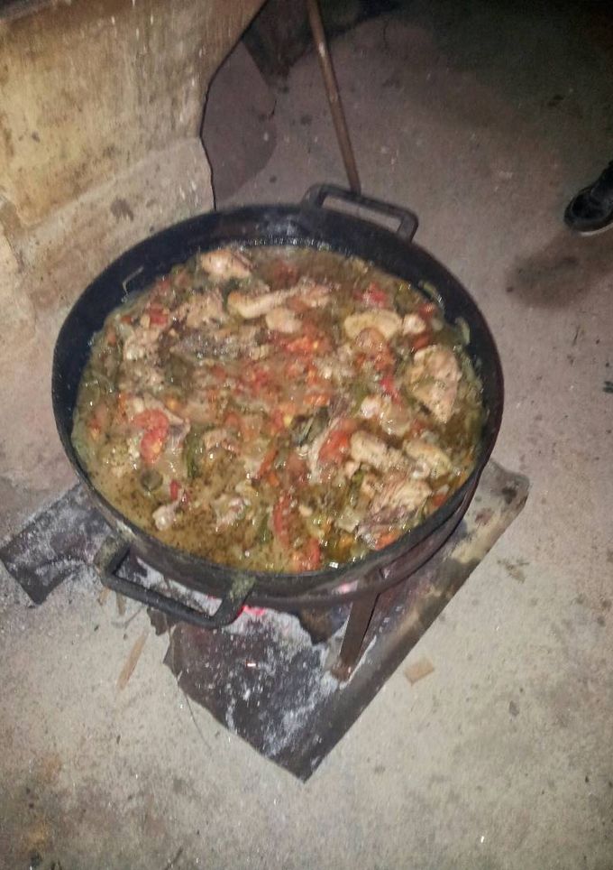 Una foto de Pollo al disco