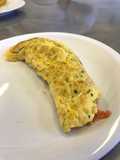Omelette de camarones