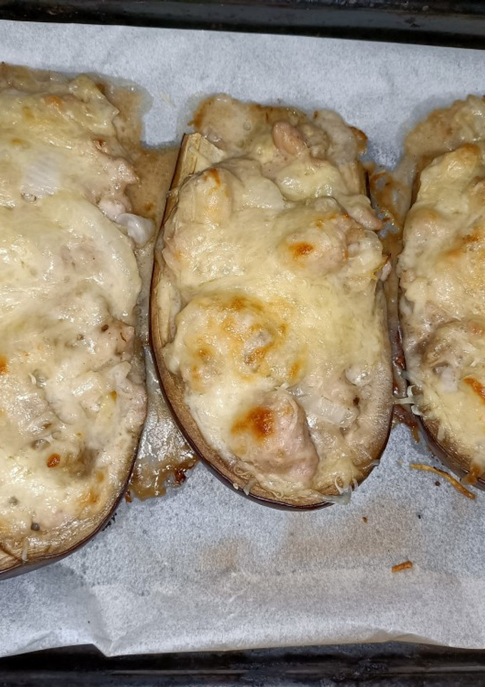 Una foto de Berenjenas rellenas