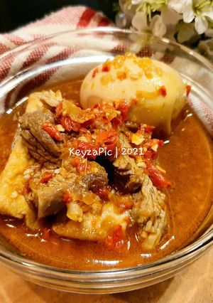 Foto resep Bali Tahu Telur Daging ala Mama KamaRo