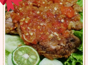 Foto resep Ayam Geprek jeruk limau pedas