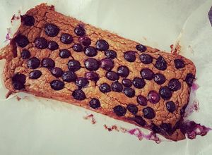 Una foto de Torta de banano sin harina