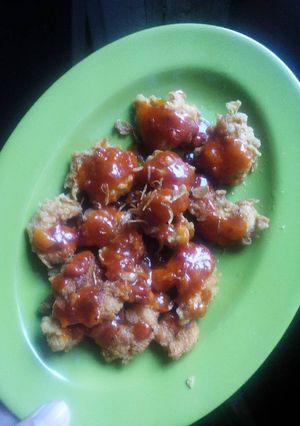 Foto resep udang saos asam manis