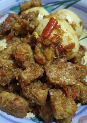 Foto resep Telur tempe bumbu bali