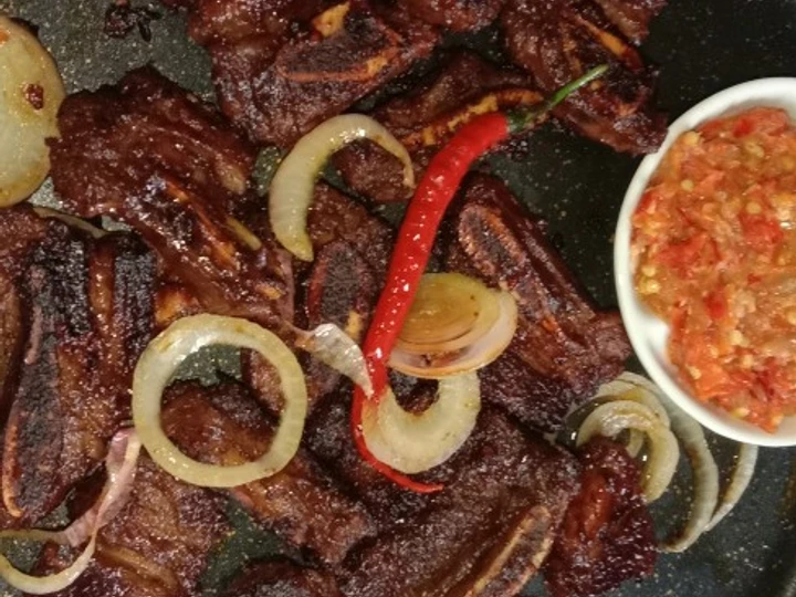 Langkah Mudah untuk Membuat Resep Iga Bakar Sambal Terasi Anti Ribet, Mantap Sekali