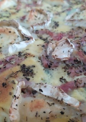 Une photo de Gratin de courgettes au chèvre