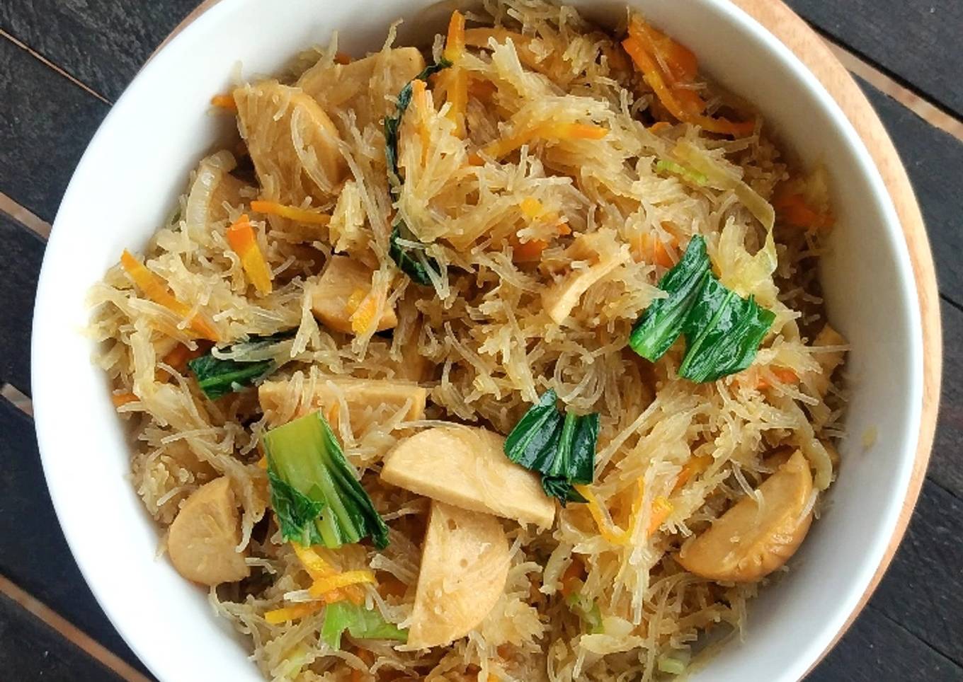 Bihun goreng sosis kanzler