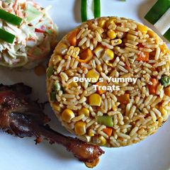 A picture of Jollof Rice.