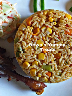 A picture of Jollof Rice.