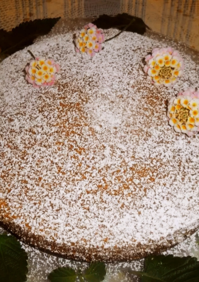 Una foto de Bizcocho de nieve