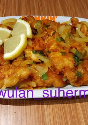 Foto resep Ayam Saus Lemon