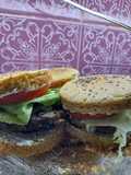 Pan de hamburguesas con harina de garbanzo