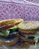 Pan de hamburguesas con harina de garbanzo