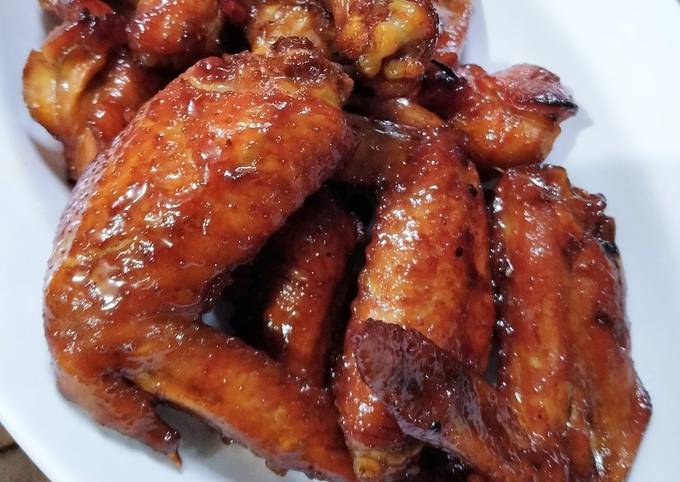 Chiken wings oven kecap madu ala ala tanpa marinate