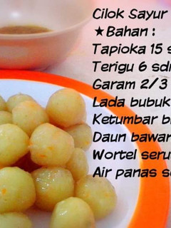 Foto resep Cilok Sayur 🍡
