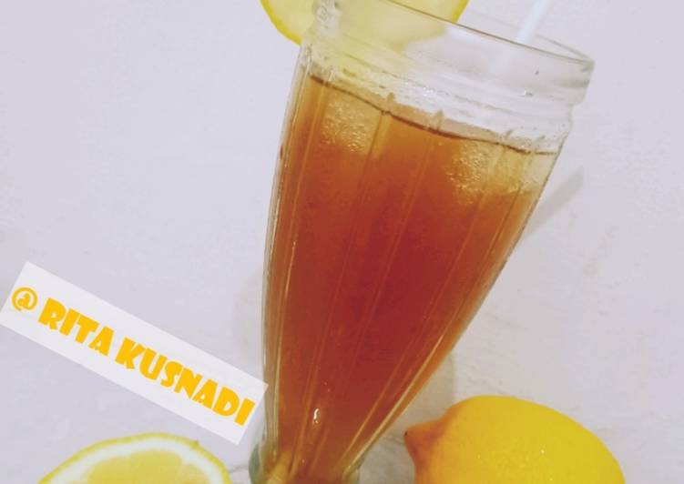 Resep Es Lemon Tea, Bikin Ngiler