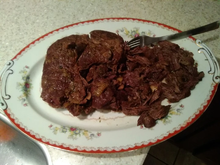 Simple Way Make Recipe Braised beef over egg noodles/pot roast that is So Delicious, Tasty}