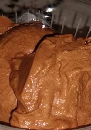 Una foto de Helado rápido de chocolate (dietético)