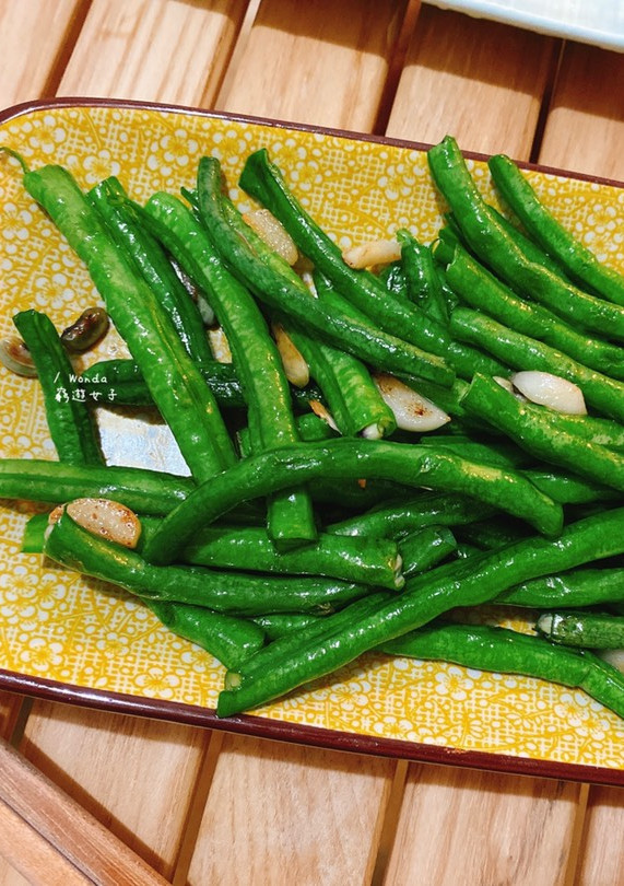 炒菜豆｜素食10分鐘上菜 的食譜成品照片