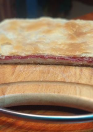 Una foto de Torta de salame