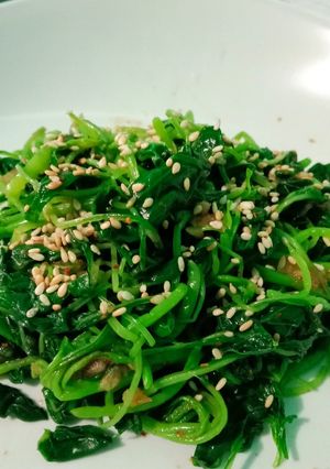 Foto resep Bayam rebus khas korea