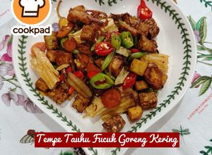 Gambar 👩‍🍳Tempe, Tauhu, Fucuk Goreng Kering (Protein & Probiotik)