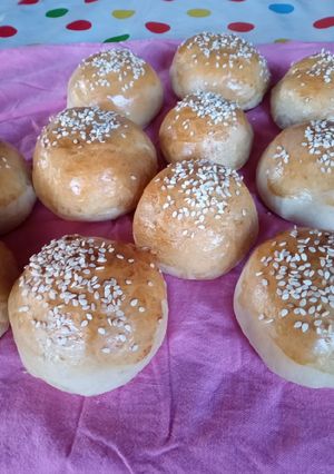 Una foto de Bollos rellenos de jamón y queso Philadelphia