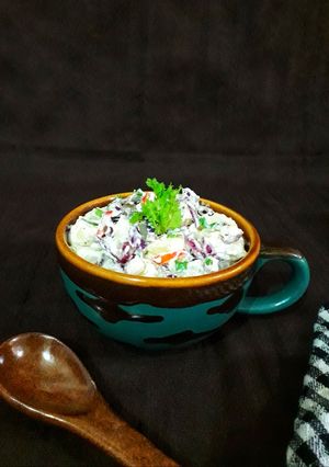 A picture of Potato Yogurt Salad.