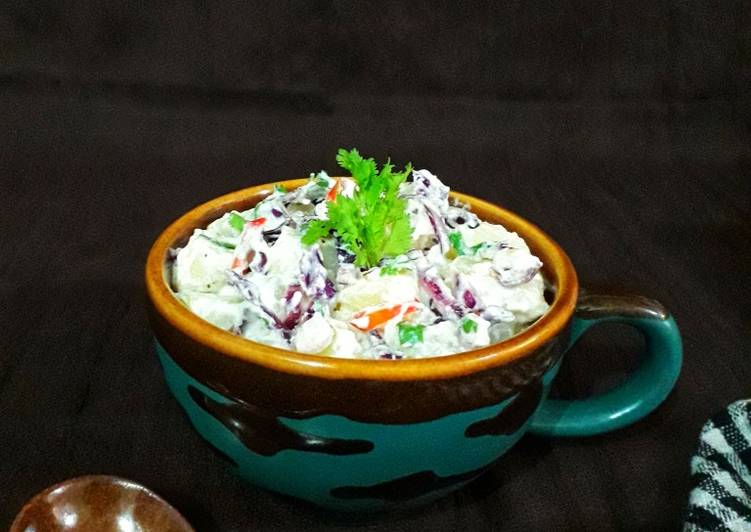 Simple Way to  Potato Yogurt Salad