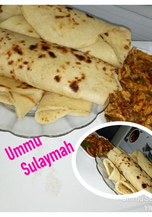 A picture of 2 Chapati/Roti.