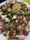 Polpo fresco all'insalata