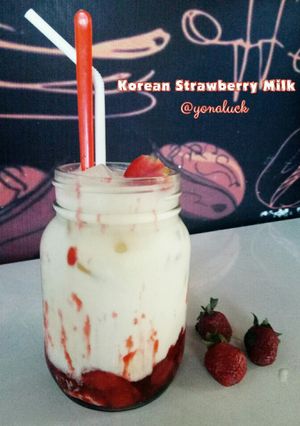 Foto resep Korean Strawberry Milk