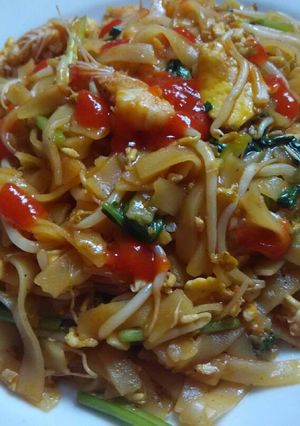 Foto resep Kwetiau goreng seafood lada hitam