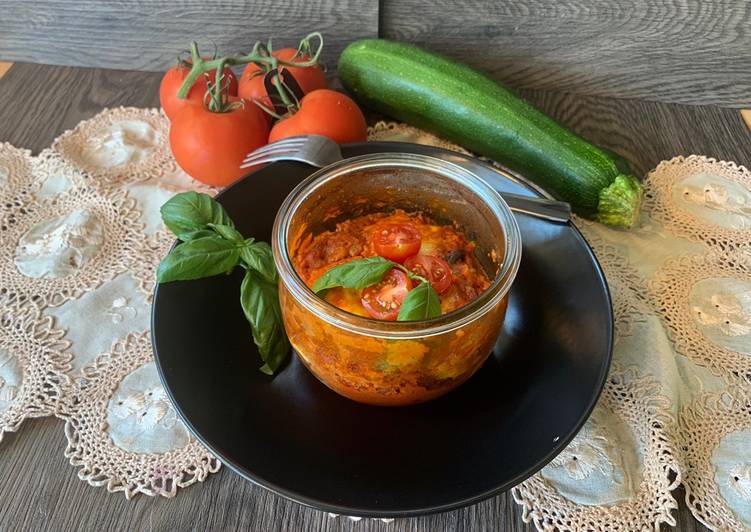 Parmigiana di melanzane e zucchine in Vasocottura