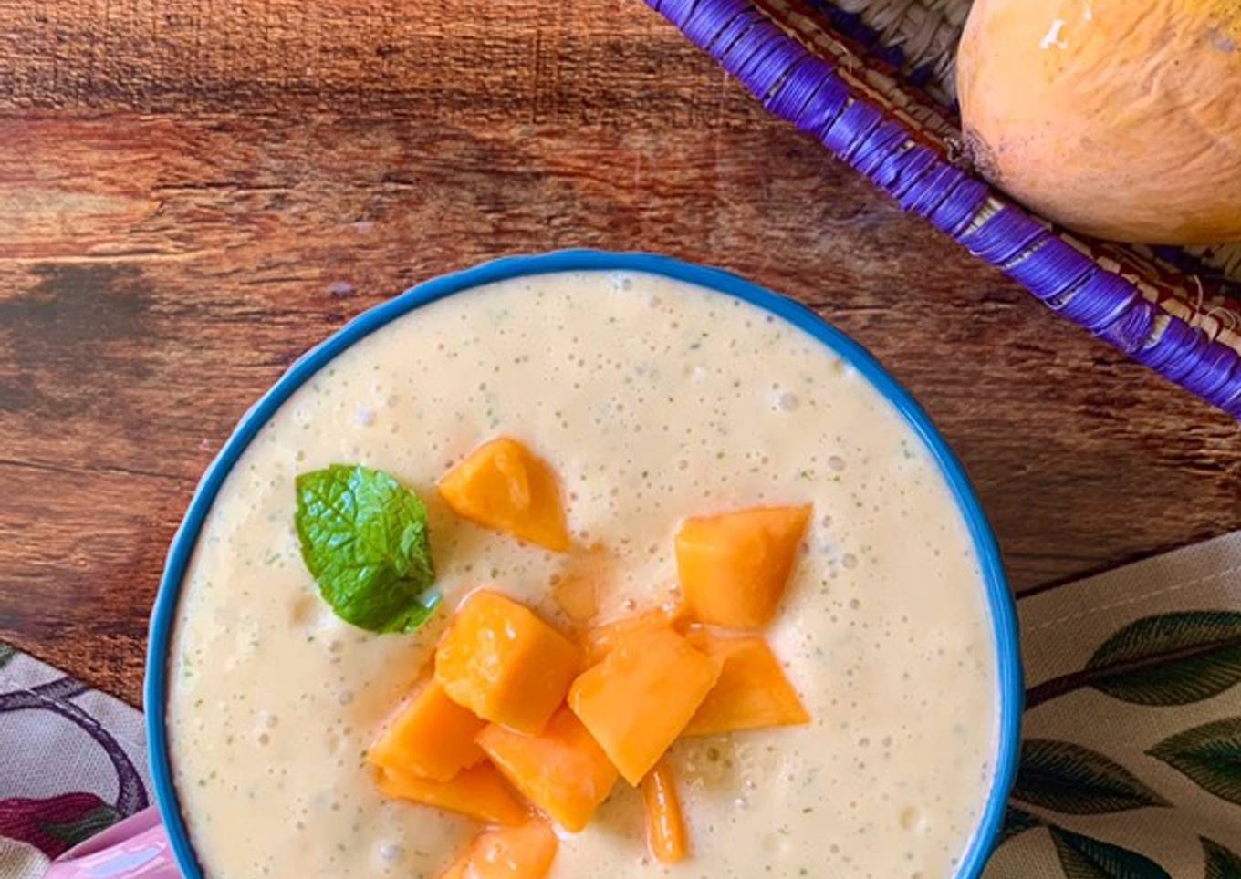Mango Mint Shake | Thick Mango Shake