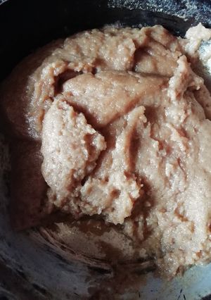 A picture of Rajgir halwa.