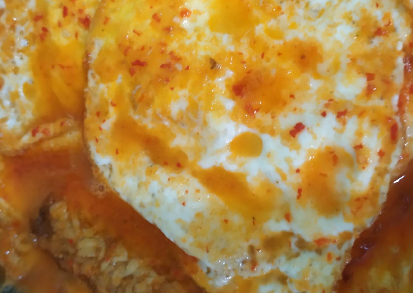 14. Balado telur ceplok/mata sapi simpel