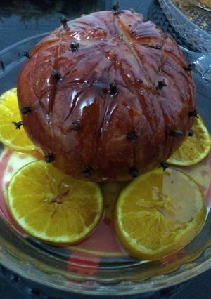 Foto de Tender com molho de laranja